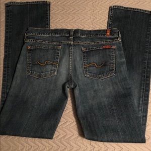 Women’s 7FAMK boot jeans sz 30